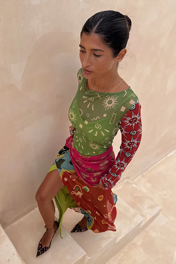 never fully dressed Dahlia Mesh Dress