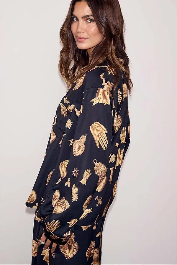 Never Fully Dressed Deloris Button Through Pyjamas