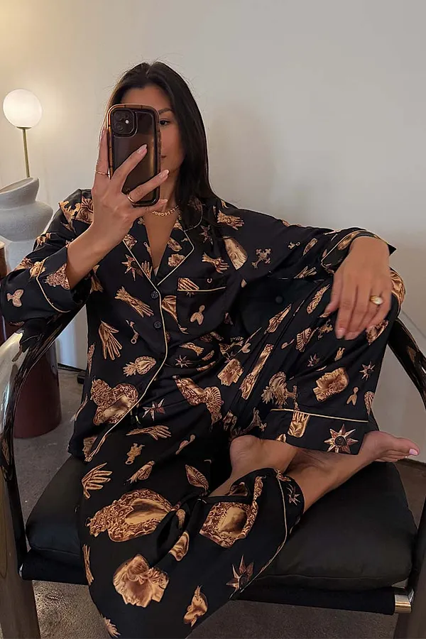 Never Fully Dressed Deloris Button Through Pyjamas