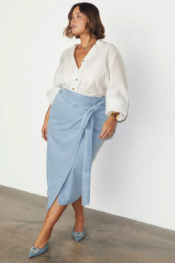 Never Fully Dressed Denim Jaspre Skirt