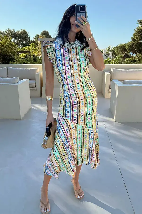 Never Fully Dressed Fiesta Remi Midi Dress