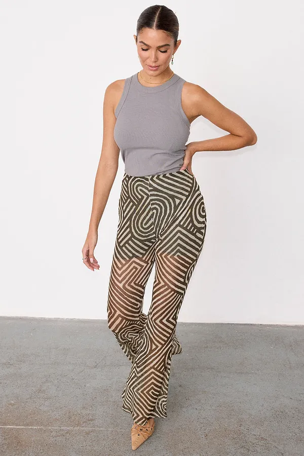 Never Fully Dressed Grey Rib Tank Top