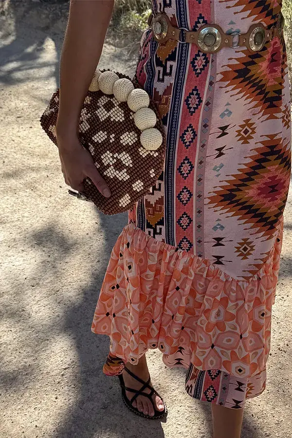 Never Fully Dressed Jaden Beaded Clutch Bag