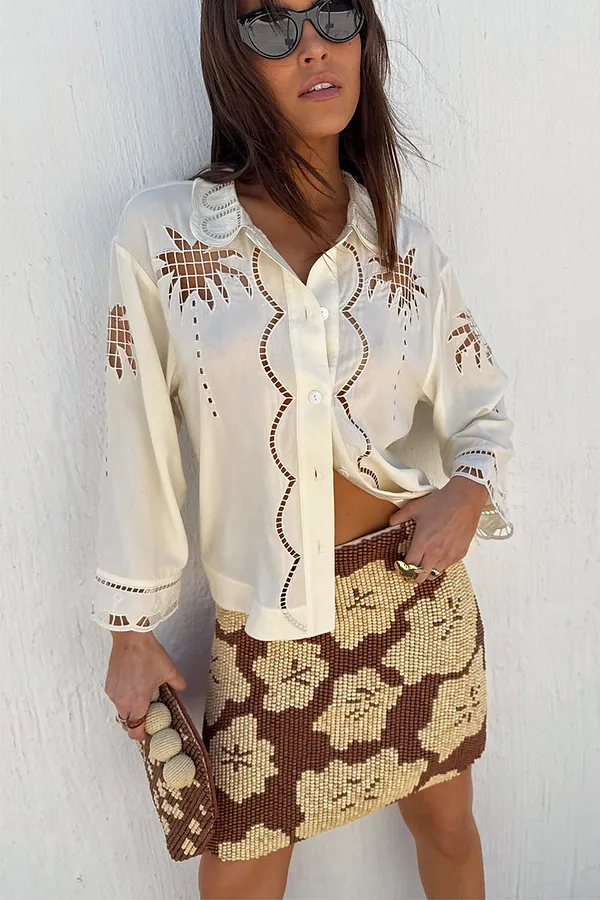 Never Fully Dressed Jaden Beaded Skirt