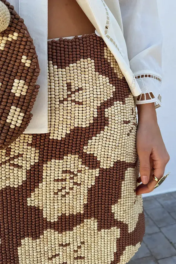 Never Fully Dressed Jaden Beaded Skirt