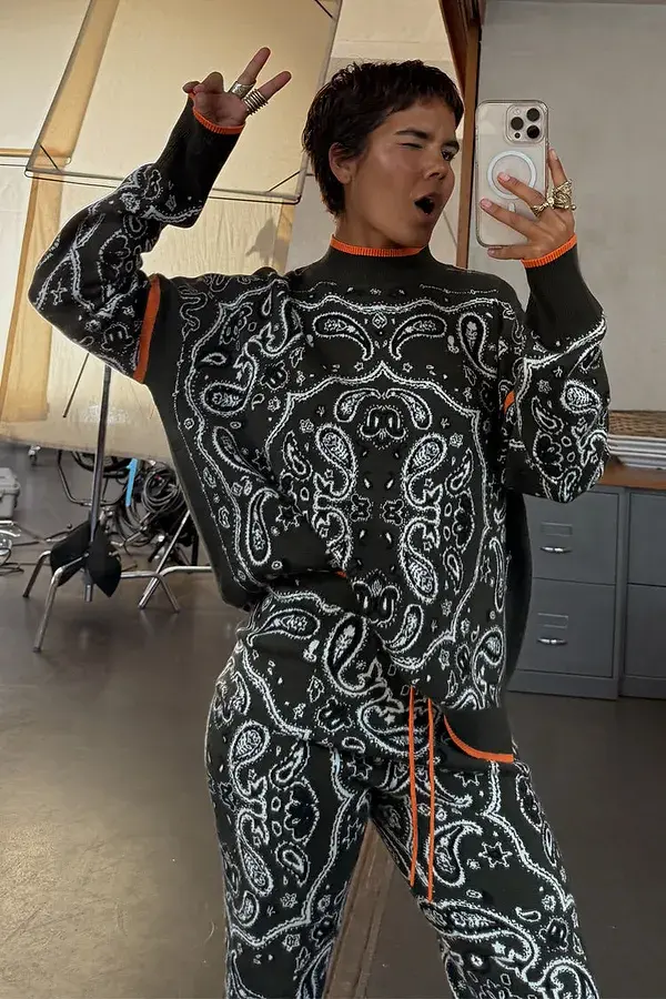 never fully dressed Khaki Bandana Dana Jumper