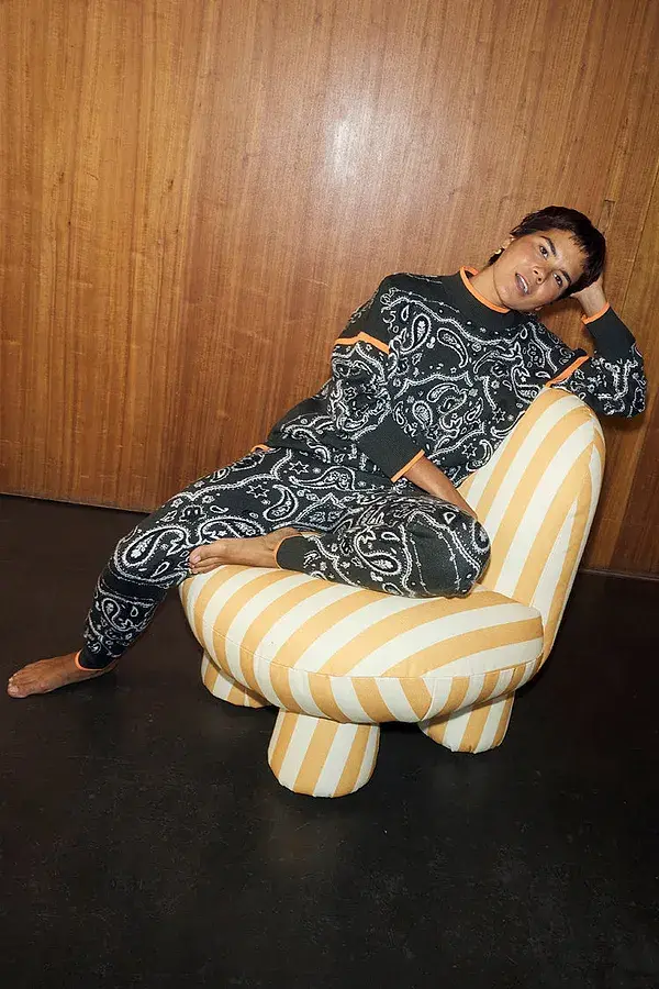 Never Fully Dressed Khaki Bandana Joggers