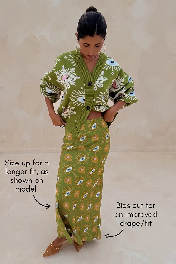 Never Fully Dressed Khaki Eye Dorris Skirt