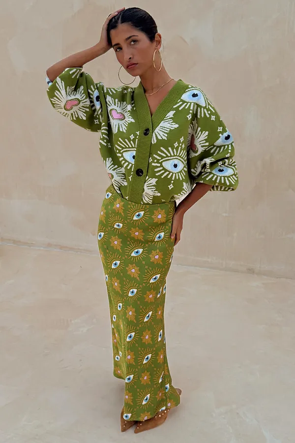 never fully dressed Khaki Eye Dorris Skirt