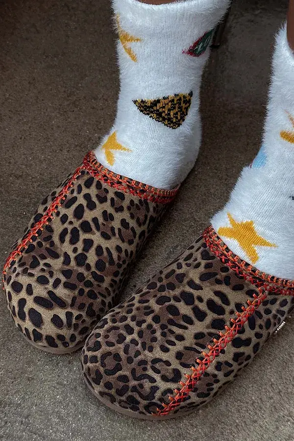 Never Fully Dressed Leopard Slipper