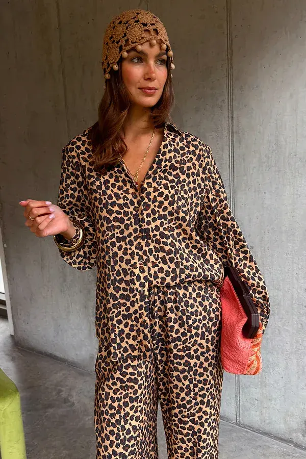 Never Fully Dressed Lucia Leopard Miley Shirt