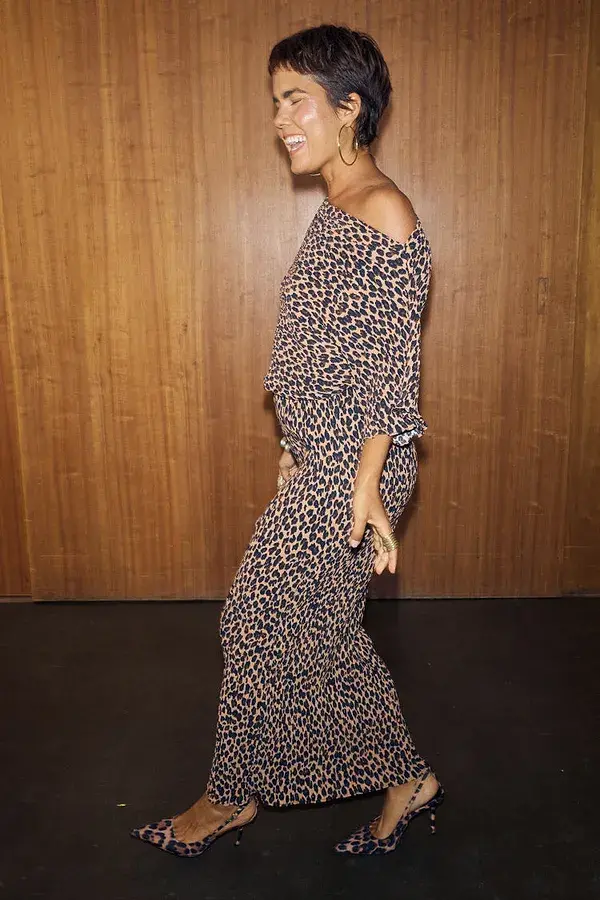 Never Fully Dressed Lucia Leopard Tilly Dress