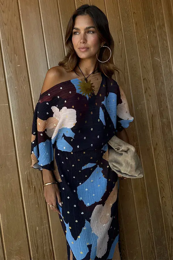 Never Fully Dressed Mara Abstract Tilly Dress