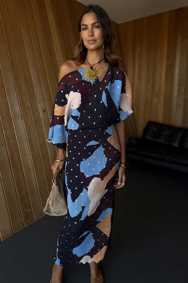 never fully dressed Mara Abstract Tilly Dress