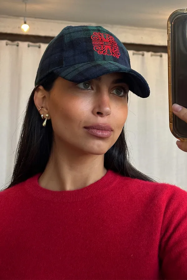 Never Fully Dressed Navy Tartan NFD Cap