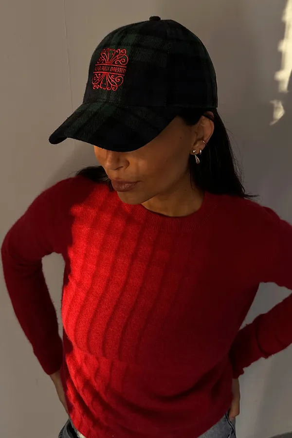 Never Fully Dressed Navy Tartan NFD Cap