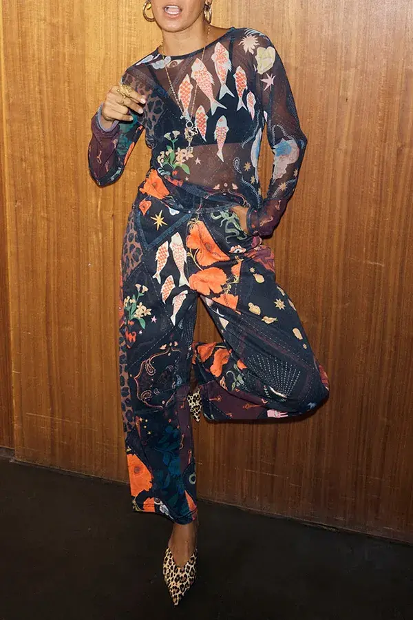 never fully dressed Night Garden Barrel Jeans