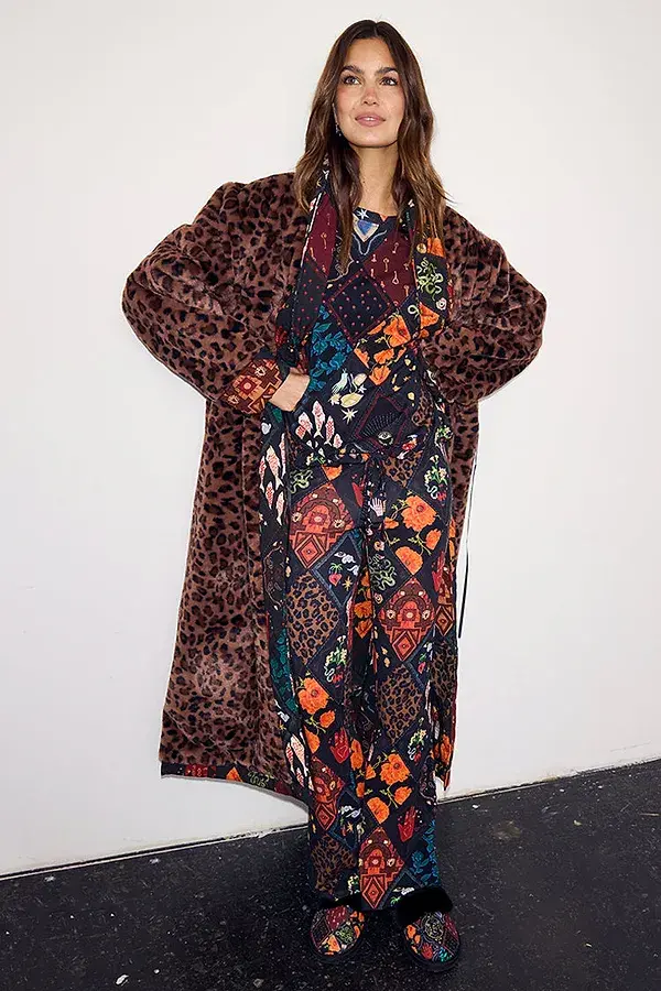 Never Fully Dressed Night Garden Quilted Robe