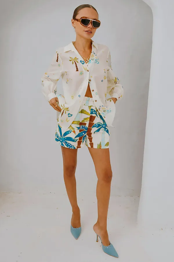 Never Fully Dressed Palm Elissa Shorts