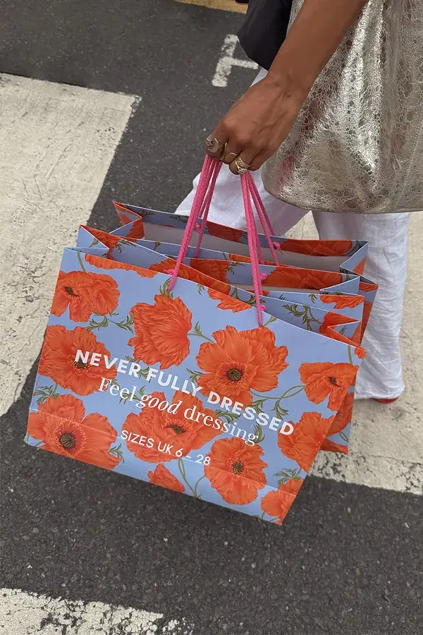 Never Fully Dressed Poppy Gift Bag