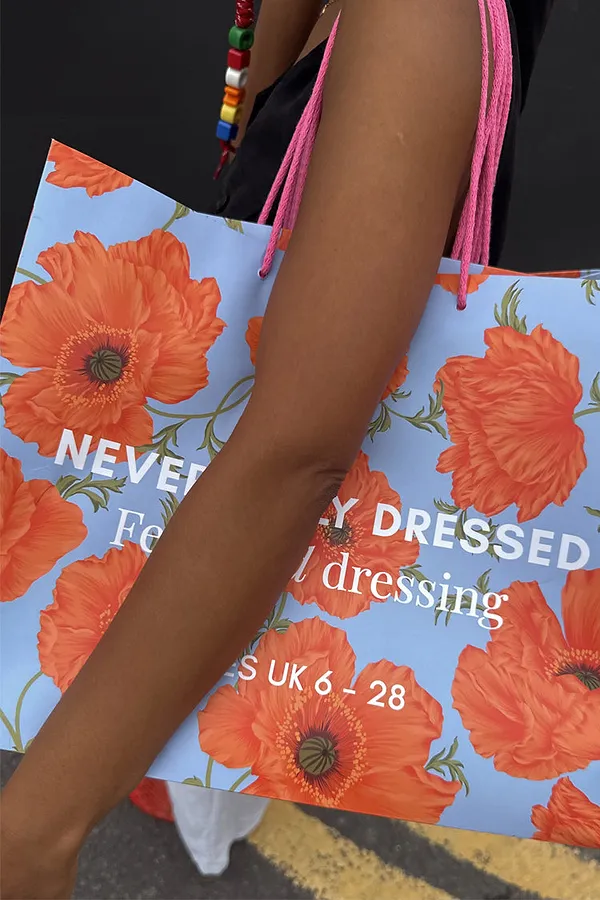 Never Fully Dressed Poppy Gift Bag