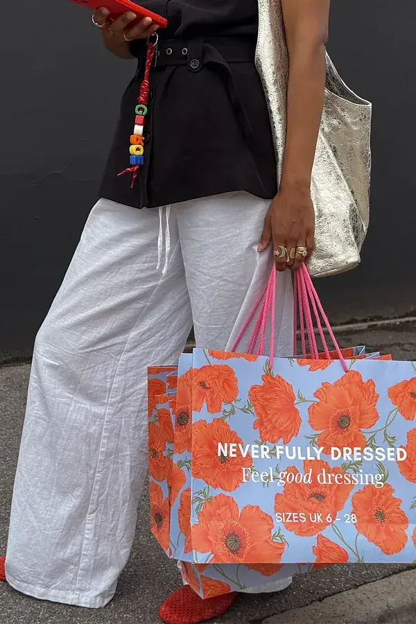 never fully dressed Poppy Gift Bag