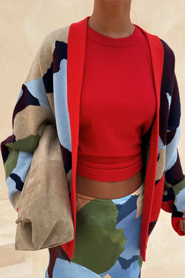 Never Fully Dressed Red Tank Top