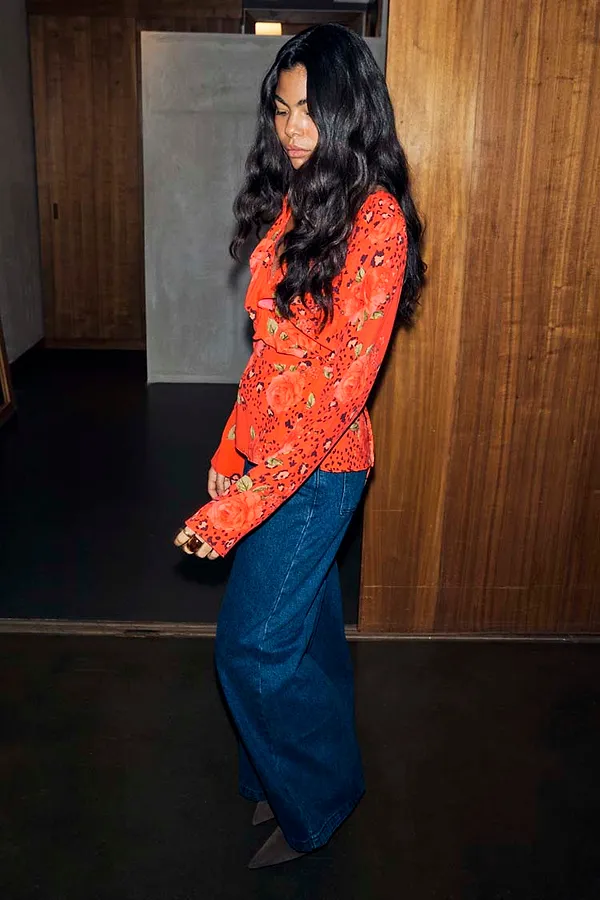 Never Fully Dressed Rosie Long Sleeve Wrap Top