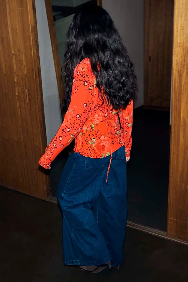 Never Fully Dressed Rosie Long Sleeve Wrap Top