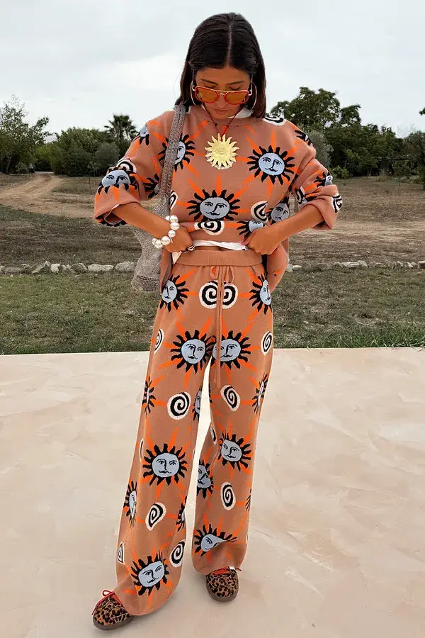 Never Fully Dressed Tan Sun Trousers