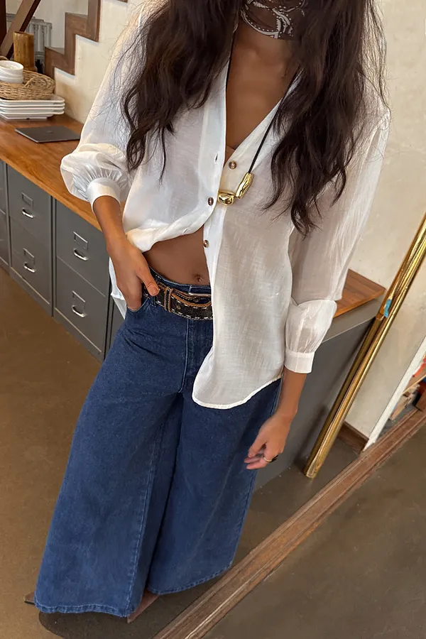 Never Fully Dressed White Miley Shirt