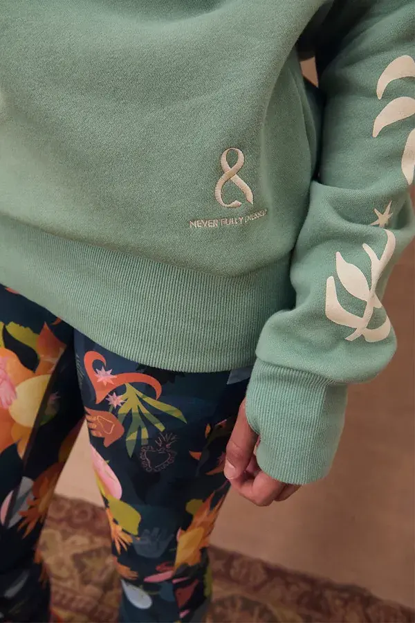 Never Fully Dressed Sage Sundazed Accessible Sweatshirt