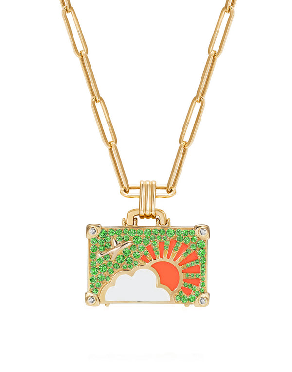 nevernot 'Emerald Weekend Trip' Suitcase