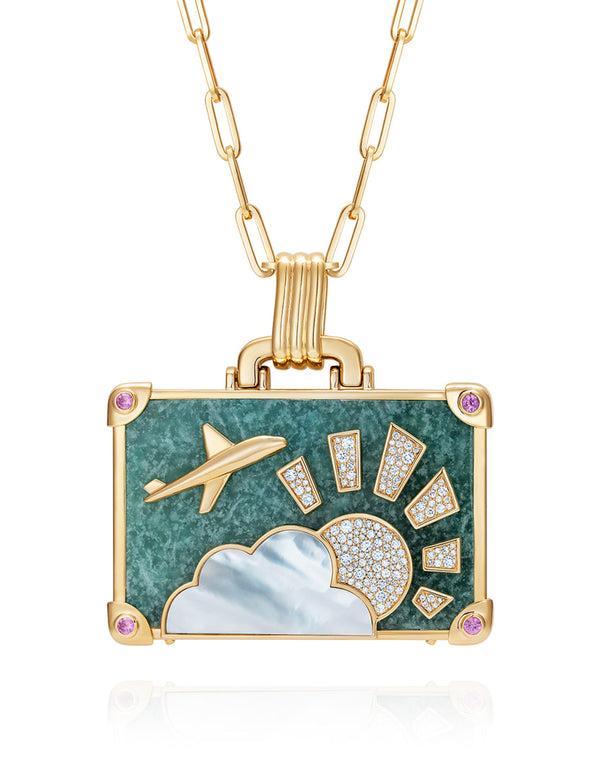 nevernot ‘Game Changer’ XL Suitcase Necklace