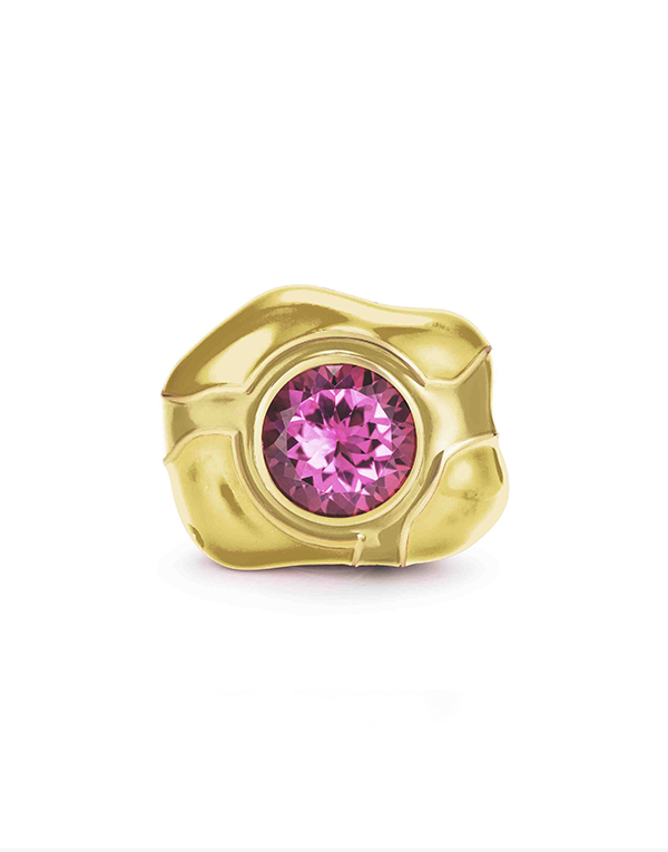 Nevernot Gold Rock Ring