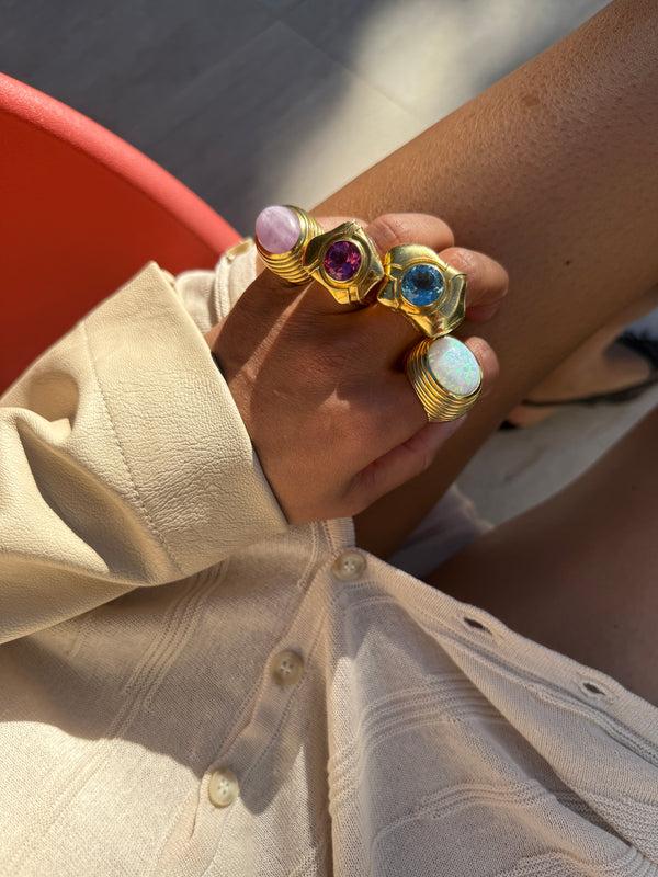 Nevernot Gold Rock Ring