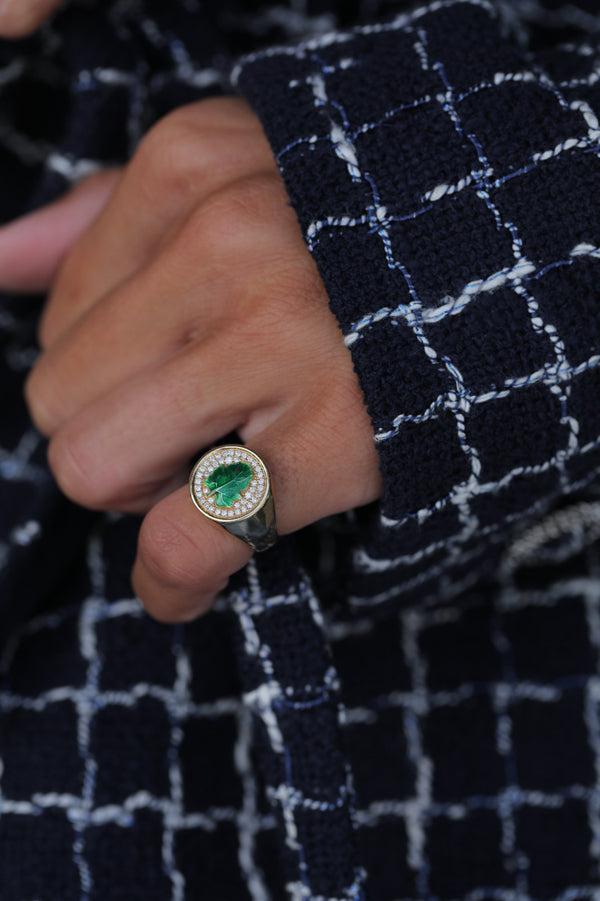 Nevernot 'Hide N Seek' Leaf Ring