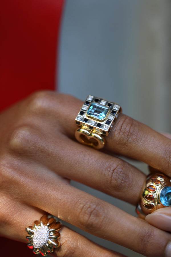 Nevernot Let’s Play Chess Ring With Diamonds