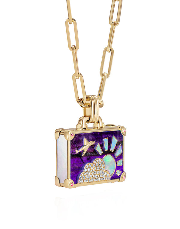 Nevernot 'Purple Power’ Suitcase