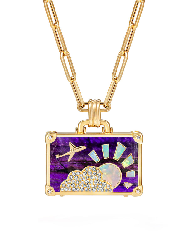 nevernot 'Purple Power’ Suitcase