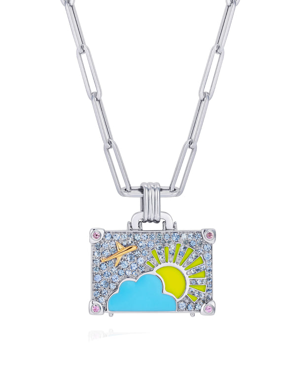 nevernot 'Sapphires Weekend Trip' Suitcase