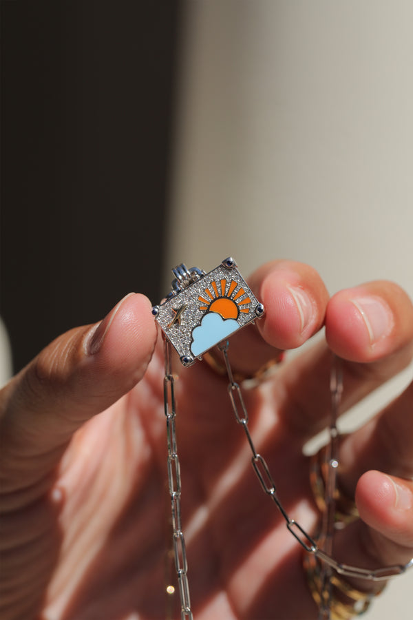 Nevernot ‘White Diamond Weekend Trip’ Suitcase