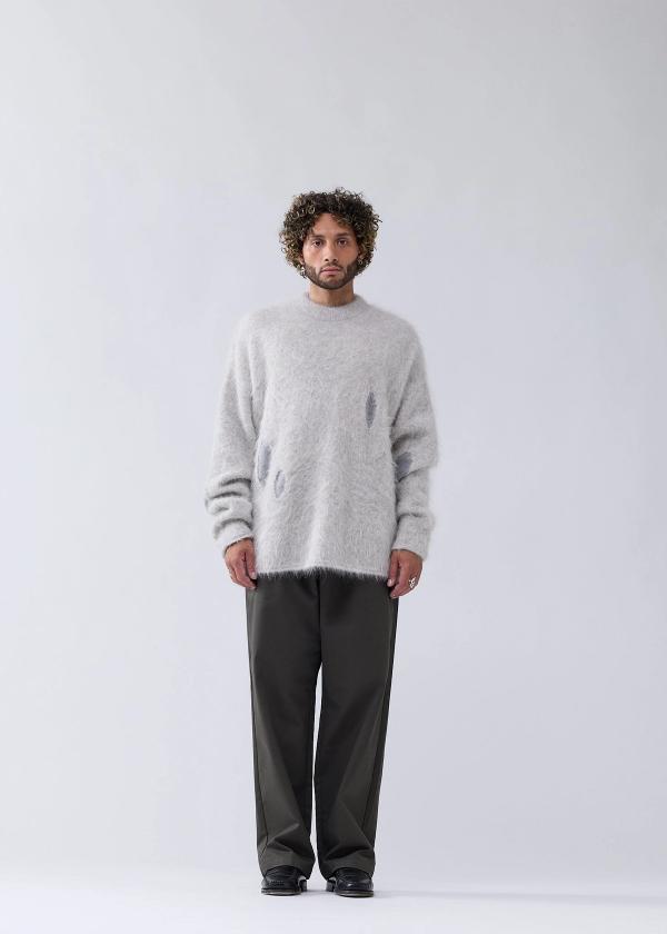 New Amsterdam Surf Association ALPACA BLEND CREWNECK GREY GREY