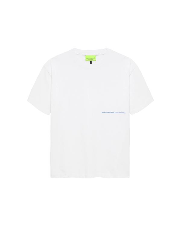 new amsterdam surf association BACK ZIP TEE WHITE WHITE