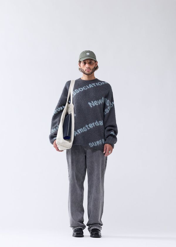 New Amsterdam Surf Association JACQUARD KNIT SHARK GREEN/TEAL SHARK GREEN/TEAL