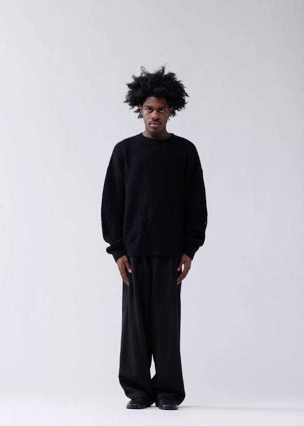 New Amsterdam Surf Association LINE NAME KNIT BLACK/COBALT BLACK/COBALT