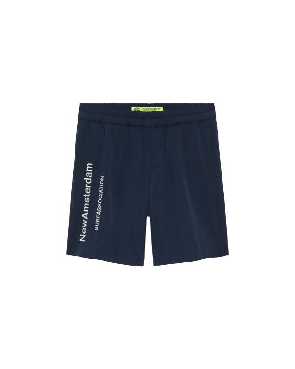 new amsterdam surf association LOGO BOARDSHORT NIGHT BLUE NIGHT BLUE