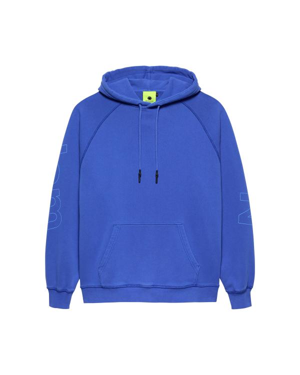new amsterdam surf association LOGO LINE HOODIE COBALT/SKY BLUE COBALT/SKY BLUE