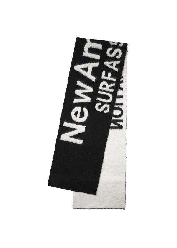 new amsterdam surf association logo scarf BLACK/WHITE new amsterdam surf association logo scarf BLACK/WHITE