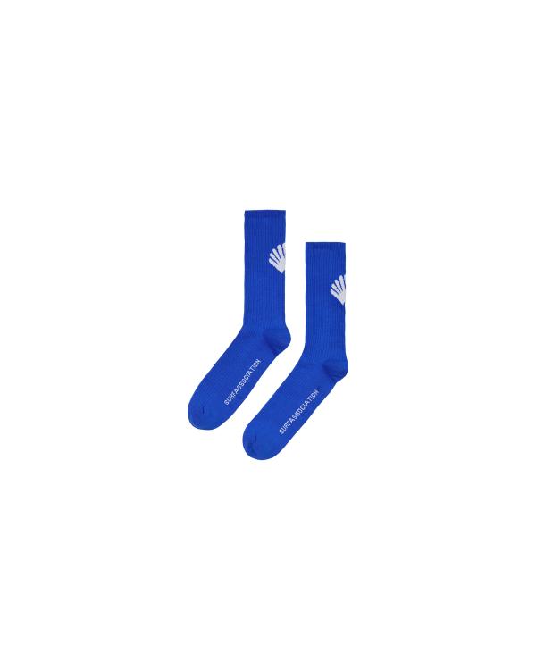 New Amsterdam Surf Association LOGO SOCKS COBALT/WHITE COBALT/WHITE
